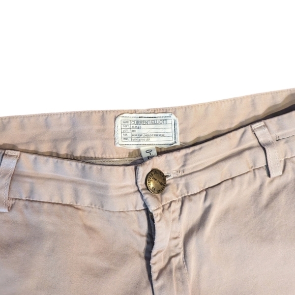 Current/ Elliot The Captain Ankle Length Trousers in Neutral sand tan W34 L28 - Picture 7 of 10
